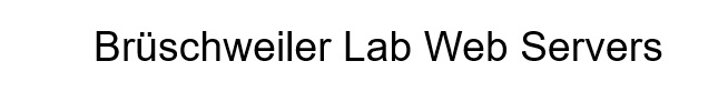 Bruschweiler Lab